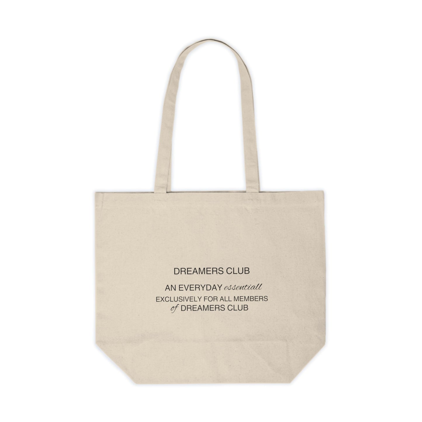 Dreamers Club Canvas Shopping Tote - Everyday Essential Bag